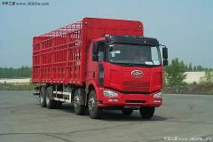 解放 J6重卡 330馬力 8X4 倉柵式載貨車(CA5310CLXYP66K2L7T4A2E)