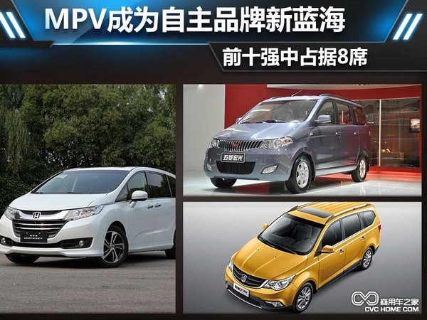 MPV成自主品牌新藍海 前十強占據8席 商用車之家